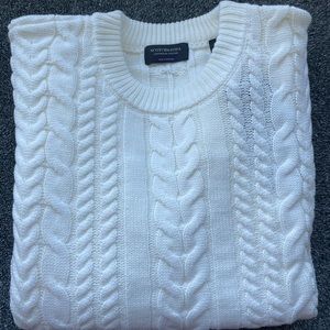 [BUNDLE/SAVE] NWT Scotch&Soda M White Knit Sweater